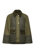 Barbour Martha Quilted Jacket Tikkitakki Khaki Green Barbour