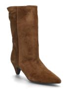 Booties Shoes Boots Ankle Boots Ankle Boots With Heel Brown Billi Bi