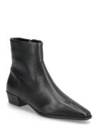 Cph293 Leather Black Shoes Boots Ankle Boots Ankle Boots With Heel Bla...