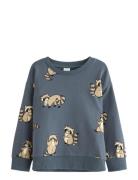 Sweatshirt Racoon Tops Sweat-shirts & Hoodies Sweat-shirts Blue Lindex