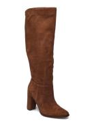 Artizan Suede Tall Boot Korkeavartiset Saapikkaat Lauren Ralph Lauren