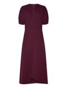 Denaz Polvipituinen Mekko Burgundy BOSS