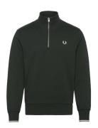 Half Zip Sweatshirt Tops Sweat-shirts & Hoodies Sweat-shirts Green Fre...