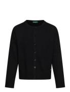 L/S Sweater Tops Knitwear Cardigans Black United Colors Of Benetton