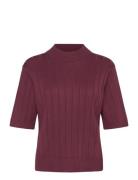 Anem Bbglady Knit Tops Knitwear Jumpers Burgundy Bruuns Bazaar