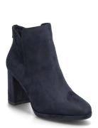 Women Boots Shoes Boots Ankle Boots Ankle Boots With Heel Navy Tamaris