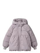 Puffer Jacket Karla Toppatakki Purple Wheat