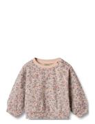 Sweatshirt L/S Lia Tops Sweat-shirts & Hoodies Sweat-shirts Pink Wheat