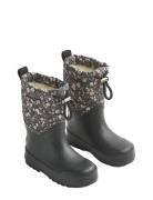 Thermo Snowboot Drizzle Shoes Rubberboots High Rubberboots Black Wheat