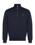 Half Zip Sweatshirt Tops Sweat-shirts & Hoodies Sweat-shirts Navy Fred...