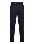 Flannel Wool Blend Formal Pant Bottoms Trousers Formal Navy Lindbergh
