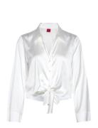 Errika Tops Blouses Long-sleeved White HUGO