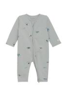Nightsuit Pyjama Sie Jumpsuit Haalari Blue Fixoni