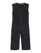 Pants W. Fleece Top Jumpsuit Haalari Black Color Kids