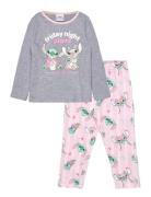 Pyjama Pyjamasetti Pyjama Grey Lilo & Stitch