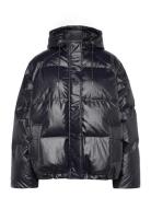 Shelbyll Jacket Vuorillinen Takki Topattu Takki Black Lollys Laundry