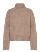 Ritva Knitted Sweater Tops Knitwear Turtleneck Beige Twist &amp; Tango
