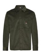M Corduroy Shirt Ls Designers Shirts Casual Khaki Green Dickies