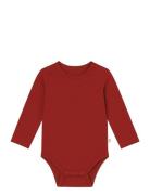 Ellis Bodystocking Bodies Long-sleeved Red That's Mine