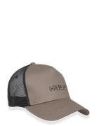 Marsel-Trucker Accessories Headwear Caps Beige HUGO