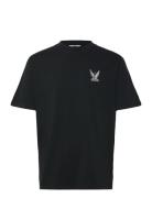 Dream Tee Blk Designers T-shirts Short-sleeved Black Nikben