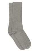 Bess Long Socks Lingerie Socks Regular Socks Grey Mp Denmark