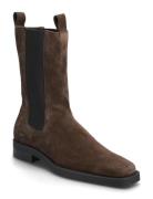 Cph747 Leather Black Shoes Boots Ankle Boots Ankle Boots With Heel Bro...