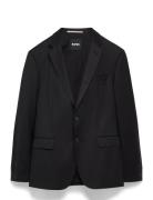H-Huge-B1 Suits & Blazers Blazers Single Breasted Blazers Black BOSS