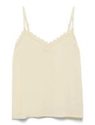 Vianell Top Sl Tops T-shirts & Tops Sleeveless Yellow Lollys Laundry