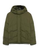Jjworld Puffer Jacket Vuorillinen Takki Topattu Takki Khaki Green Jack...