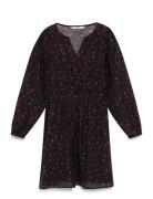 Mschnancy Dress Aop Lyhyt Mekko Black MSCH Copenhagen