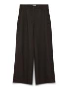 Laurafv Bottoms Trousers Wide Leg Brown FIVEUNITS