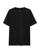 T-Shirt Tops T-shirts Short-sleeved Black Armani Exchange