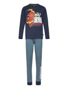 Lwagan 701 - Pyjamas Pyjamasetti Pyjama Navy LEGO Kidswear