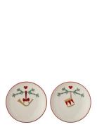 Yule Plate Home Tableware Plates Small Plates Beige Bloomingville