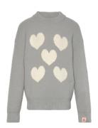 Frey Bull Sweater Tops Knitwear Pullovers Grey THE ANIMALS OBSERVATORY
