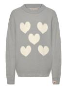 Frey Bull Sweater Tops Knitwear Pullovers Grey THE ANIMALS OBSERVATORY