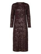 Valerie Dress Maksimekko Juhlamekko Brown A-View