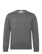 Cotton Yd Sweater Tops Knitwear Round Necks Grey Timberland