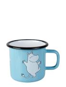 Moomin Enamel Mug 25Cl Home Tableware Cups & Mugs Coffee Cups Blue Muu...