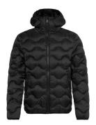Hooded Quilted Wave Padded Jkt Tikkitakki Black Superdry Sport