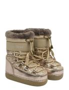 Snow Boot Glitter Talvisaappaat Gold Mikk-line