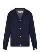 Navy Racoon Cardigan Tops Knitwear Cardigans Navy THE ANIMALS OBSERVAT...