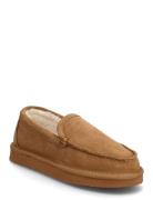 Biaingrid Home Loafer Suede Aamutossut Tohvelit Brown Bianco