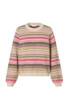 Merida Crewneck Tops Knitwear Jumpers Beige Nué Notes