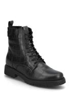 Women Boots Shoes Boots Ankle Boots Laced Boots Black Tamaris