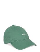 Wwlow Profile Cap Accessories Headwear Caps Green WOOD WOOD