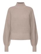 Sorellasio Tops Knitwear Turtleneck Beige HUGO