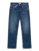 Grover Trousers Straight 99 Denim Bottoms Jeans Regular Blue Replay