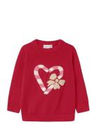 Nmfreamo Ls Knit Tops Knitwear Pullovers Red Name It